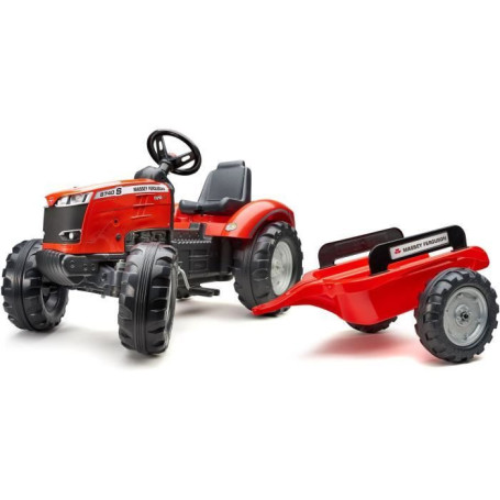 Tracteur à Pédales Massey Ferguson avec Remorque - FALK