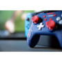 Manette de jeu Konix pour Nintendo Switch et PC - Filaire avec Vibration - Bleu, Blanc et Rouge