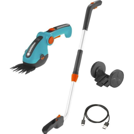 Cisaille à Gazon ComfortCut avec Manche Télescopique et Roues