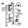 Pack WC Solido 3 en 1 avec Réservoir et Bâti Support - GROHE