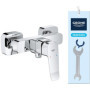 Mitigeur de douche GROHE DICE en Chrome - Design moderne et performant