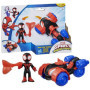 Véhicule Techno-Quad avec Figurine Miles Morales - Marvel Spidey