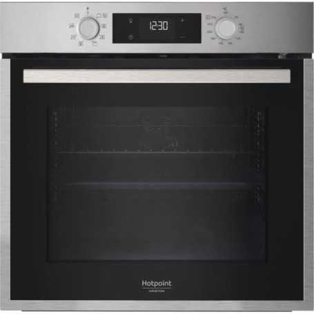 Four encastrable HOTPOINT avec pyrolyse et chaleur tournante - 71 L - Inox