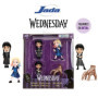 Coffret de 4 Figurines Métalliques Mercredi - Série Netflix - 6,5 cm