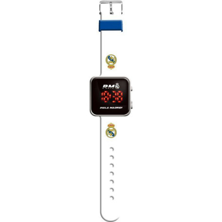 Montre LED Real Madrid pour Enfants - Blanc