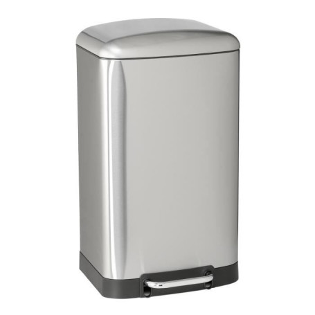 Poubelle à Pédale GREENWICH 40L en Inox Brossé