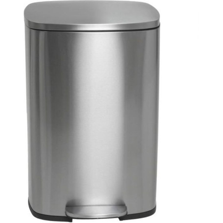 Poubelle de Cuisine à Pédale Inox Brossé 50L - Modèle ADMIRAL