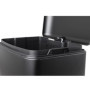 Poubelle de Cuisine à Pédale en Acier Noir Mat - 40L GREENWICH