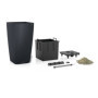 Pot de fleurs Cubico Color 40 - Élégance pour intérieur et extérieur - Gris ardoise