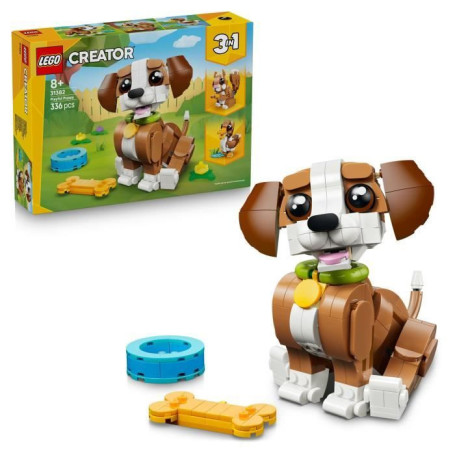 LEGO Creator 3-en-1 : Le Chiot Joueur et ses Amis