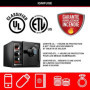 Coffre-fort ignifugé et étanche 22L - MASTER LOCK