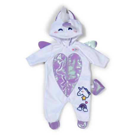 Grenouillère Licorne pour Poupon BABY BORN - Taille 43 cm