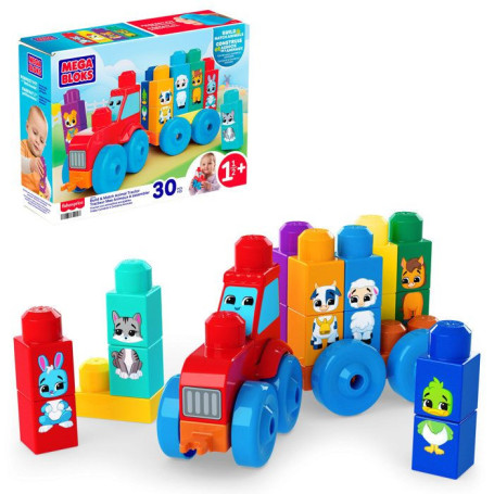 Tracteur des Animaux à Construire - Mega Bloks