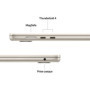 Apple MacBook Air 15,3" M5 - 24Go RAM, 1To SSD, Lumière Stellaire