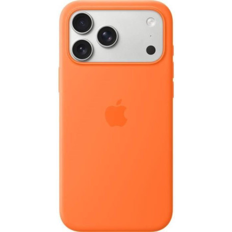 Coque en Silicone MagSafe pour iPhone 17 Pro Max - Orange