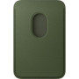 Coque portefeuille tissée MagSafe pour iPhone - Couleur Moss