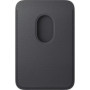 Coque Portefeuille en Tissage Fin pour iPhone avec MagSafe - Noir