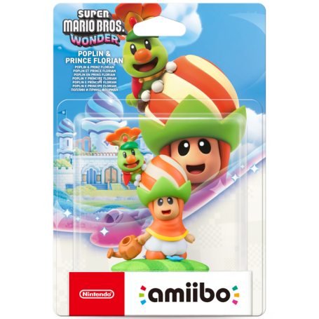 Figurine Amiibo Poplin & Prince Florian - Super Mario