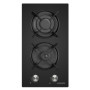 Domino de cuisson gaz OCEANIC en verre noir
