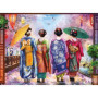 Ravensburger Puzzle 500 pièces - Promenade Fleurie pour Adultes et Adolescents