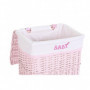 Lot de paniers DKD Home Decor Rose Polyester Enfant osier (44 x 34 x 56 cm) 239,99 €