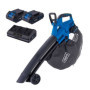 Souffleur sans fil SCHEPPACH BC-BLV720-X avec 2 batteries et chargeur