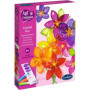 Coffret Peinture Vitrail - Créez 8 Fleurs en Verre Effilé