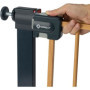 Barrière de Sécurité Enfant Easy Close Effet Bois - 73-80 cm