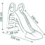 Toboggan Grand Modèle Smoby Life - Glisse de 150 cm pour Enfants