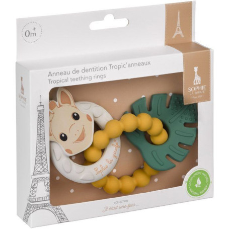 Set de 3 Anneaux de Dentition Sophie la Girafe - Tropic'Anneaux