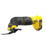 Outil oscillatoire sans fil 18V STANLEY FATMAX avec éclairage LED