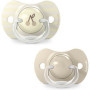 Lot de 2 sucettes symétriques Birdies - SUAVINEX - 18 mois et plus - Beige