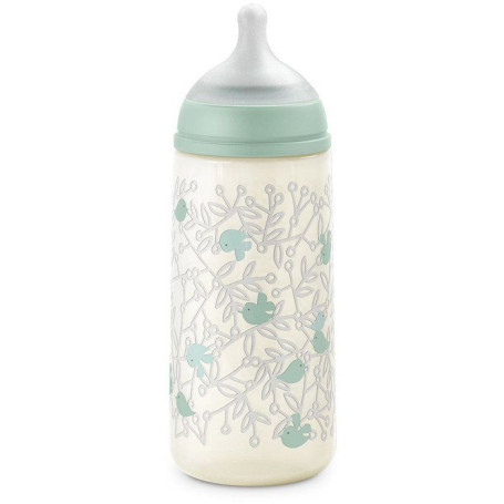 Biberon Suavinex Birdies 360 ml avec Tétine SX Pro - Vert