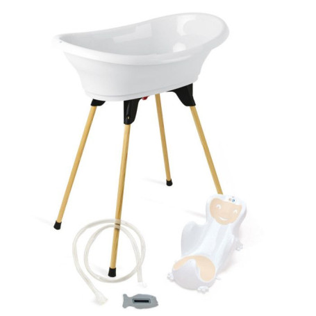 Pack Baignoire THERMOBABY VASCO 5 en 1 - Blanc Muguet