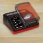 Einhell Chargeur Rapide Power X-Change (18V, Lithium-ION, 200-260V, 50-60 Hz, Charge Rapide 4 A, contrôle de la Batterie pour Un