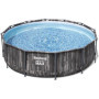 Kit Piscine Hors Sol Tubulaire BESTWAY Steel Pro Max - Ronde 366 cm