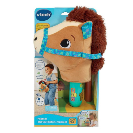 Cheval Bâton Musical Mistral VTECH BABY - Aventure Éducative Multicolore
