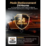 FLUXEONS Dashcam Voiture Avant Arriere 4K +1080P, Contrôle APP avec Wi-FI 5G, Carte 64 Go, Moniteur de Stationnement 24H, WDR, V