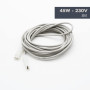 DOJA Industrial | Cable chauffant en silicone 45 W | 3 m | 230V | Resistance chauffante per couveuse | Cordon Chauffage pour The