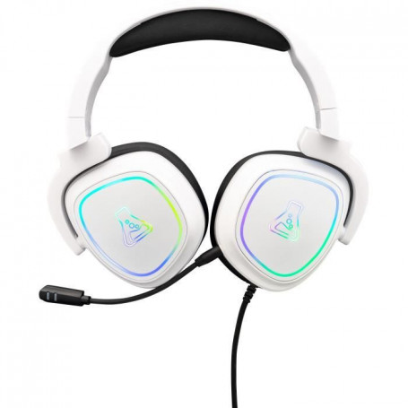 Casque Gaming RGB THE G-LAB - Compatible PC. PS4. XboxOne - Blanc 68,99 €