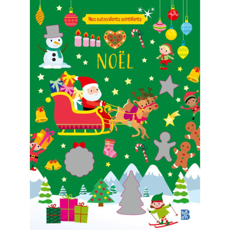 Mes autocollants scintillants : Noël