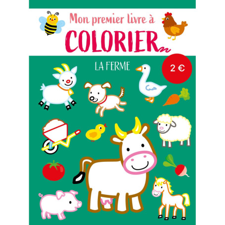 Mon premier livre à colorier - La ferme