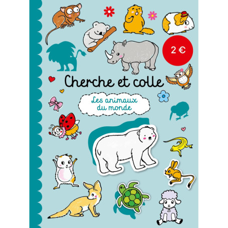 Cherche et colle - Les animaux du monde