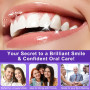 Bande Blanchiment Dentaire Violet,28 Bande 14 Ensembles Blanchisseur de Dents Sans Danger pour l'Émail, Formule Non Sensible