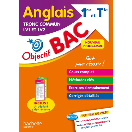 Objectif BAC Anglais LV1 et LV2 Tronc commun 1re et Tle