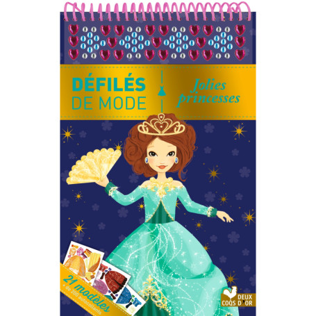 Jolies princesses - livre à spirale