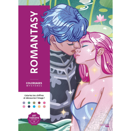 Coloriages mystères - Romantasy