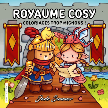 Royaume Cosy - Jade Summer - Coloriages mignons, univers fantastique pour adultes