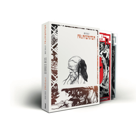 Bram Stoker Dracula + Mary Shelley Frankenstein - Coffret Blanc Prestige