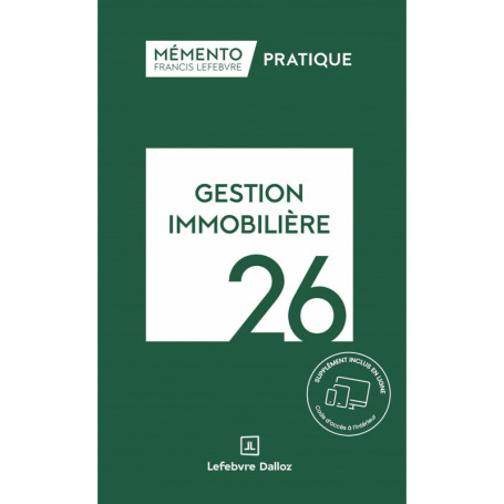 Mémento Gestion immobilière 2026